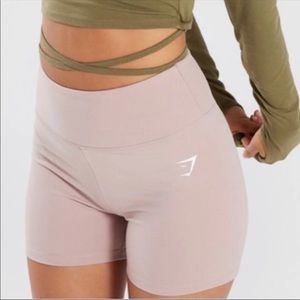 NWT Gymshark Dreamy Taupe Shorts